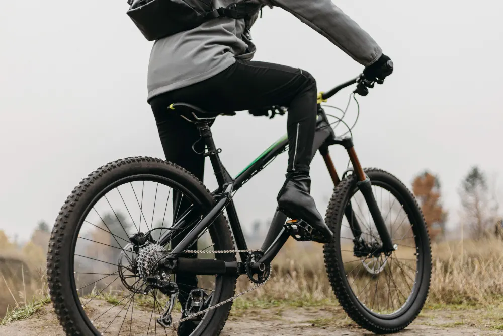 Riders starting a booked bike hire in Karura Forest